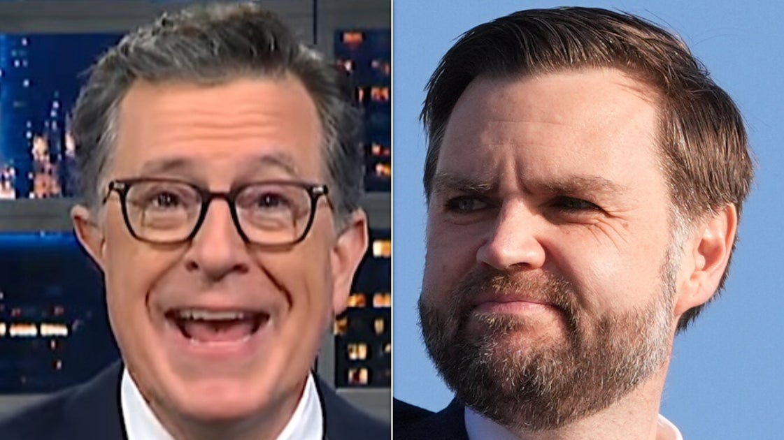 Stephen Colbert's Stomach-Turning Reaction To JD Vance Causes Audience To ...
