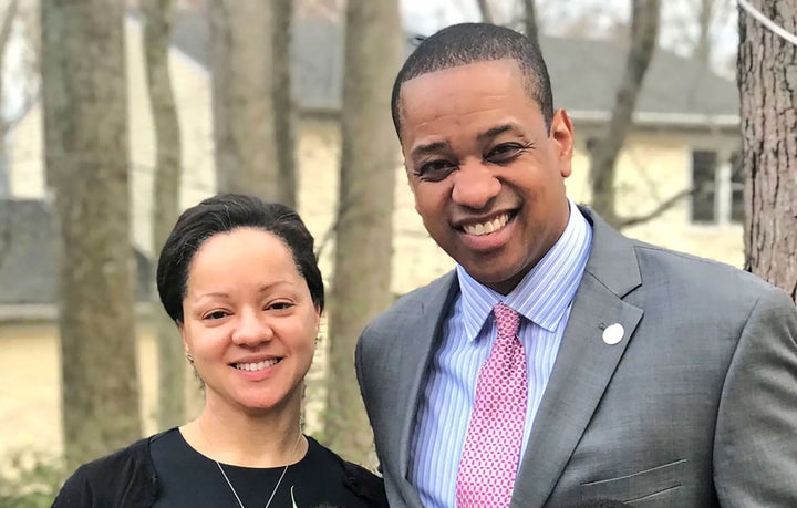 Justin Fairfax and his wife, Dr. Cerina W. Fairfax