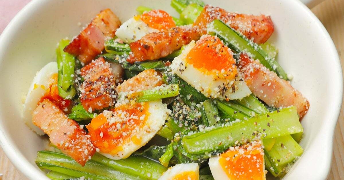 本当においしい【小松菜】の食べ方「秒で作れて感激の味」「3食これでいい」栄養満点で食べ応えバツグン、小松菜副菜レシピ3選