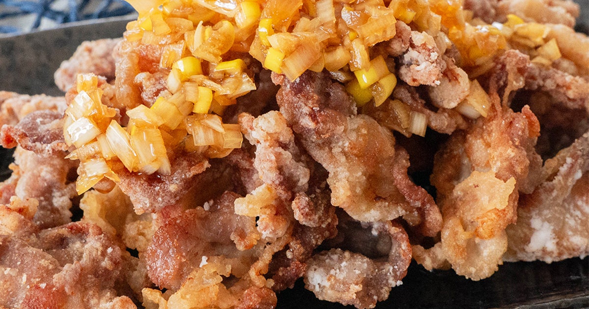 【豚こま史上、みんながいちばん喜んだ】カリカリ食感がたまらない！豚こま肉の香味だれがけ