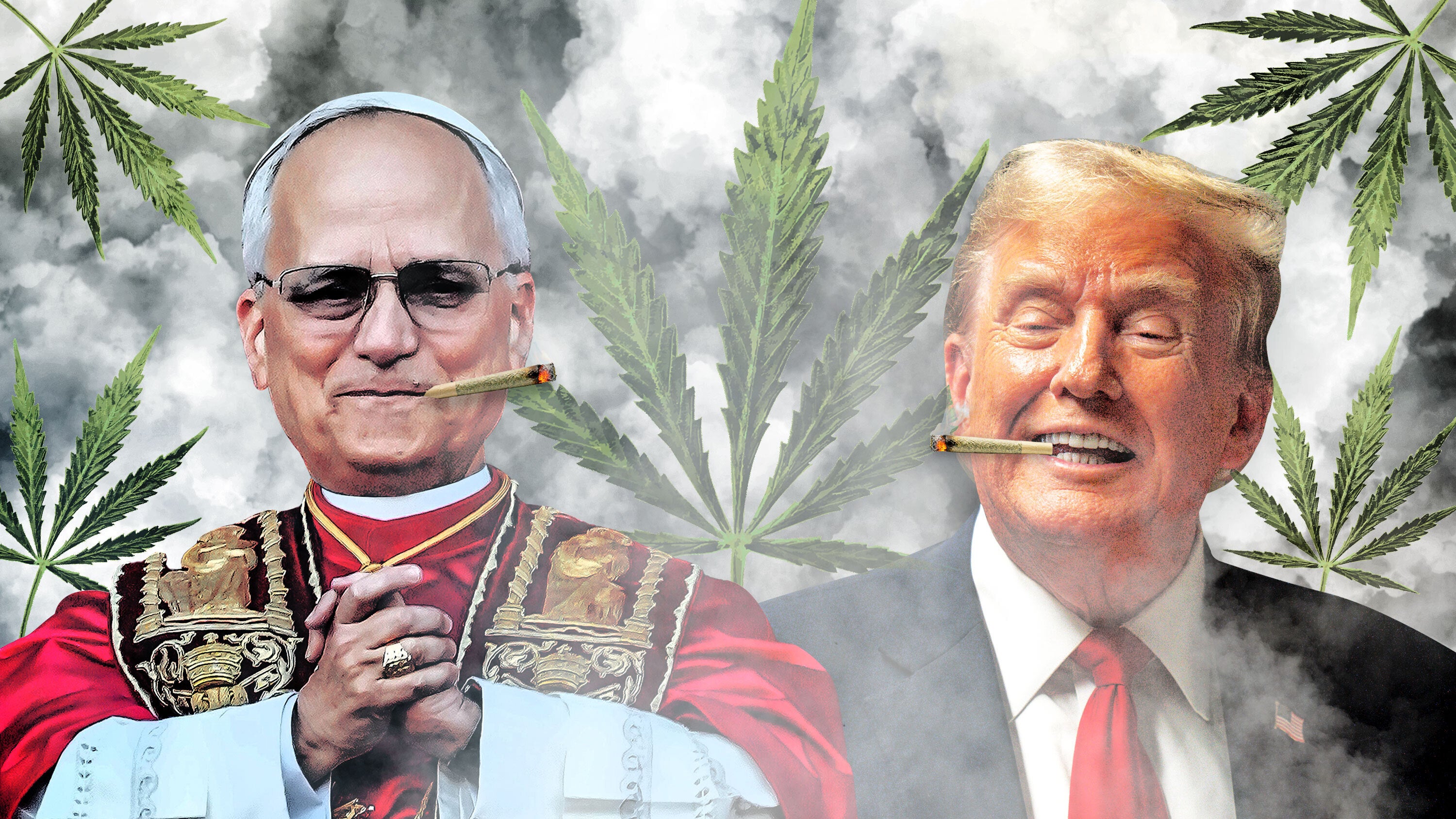 huffpost.com - David Moye - Trump Or Pope Leo: Weed Insiders Debate Who'd Be Best 420 Hang