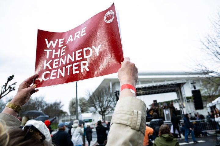 Several artists have canceled scheduled performances at the Kennedy Center after President Donald Trump's name was added to the facility, prompting the institution's president to accuse the performers of making their decisions because of politics. Photographer: Graeme Sloan/Bloomberg via Getty Images