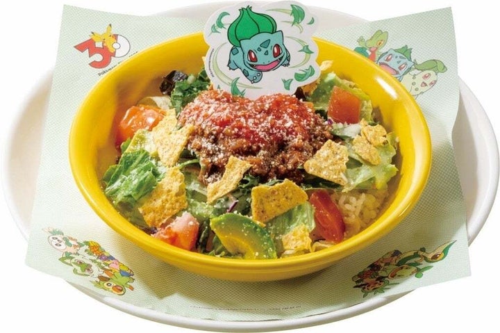 フシギダネの“はっぱカッター”タコライス