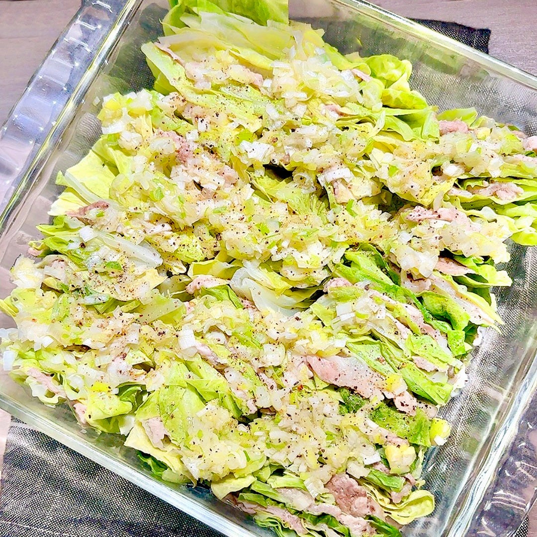 【キャベツ、炒めるのやめて】これにしたら一瞬でなくなる。我が家では週5で作ってる