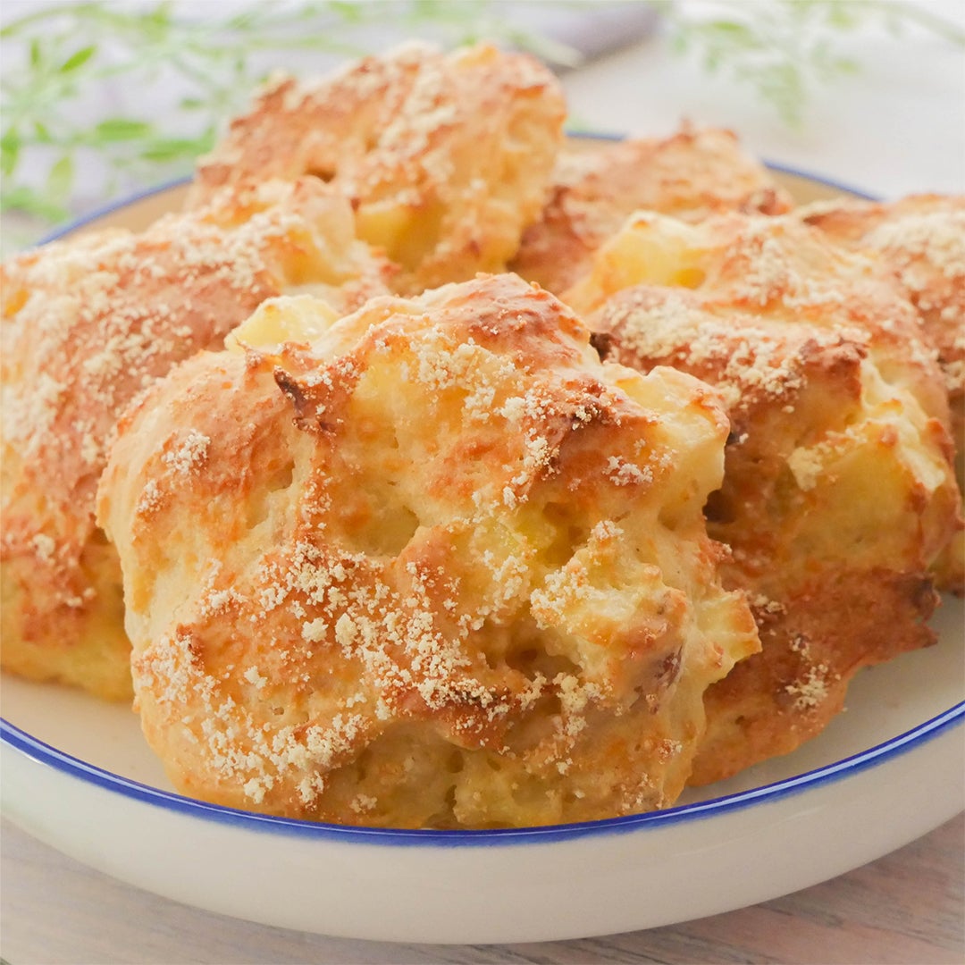 【ホットケーキミックスと豆腐で】初めてでも失敗なし！みんなに喜ばれた豆腐ツナポテトパン