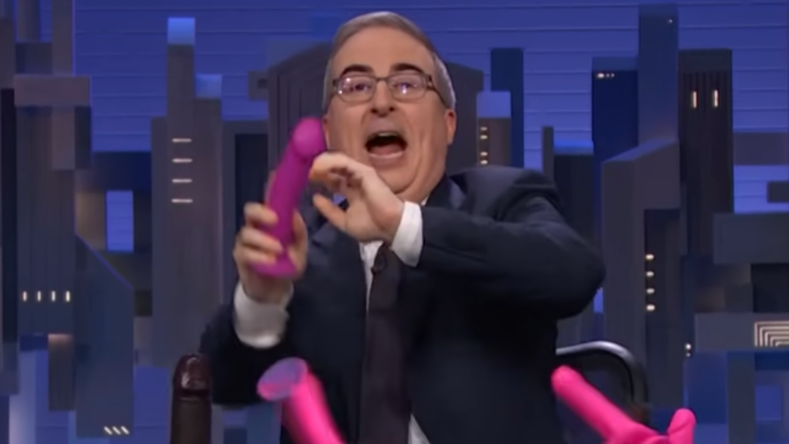 Dildos Rain Down On John Oliver As He Exposes ‘Grim’ Boom