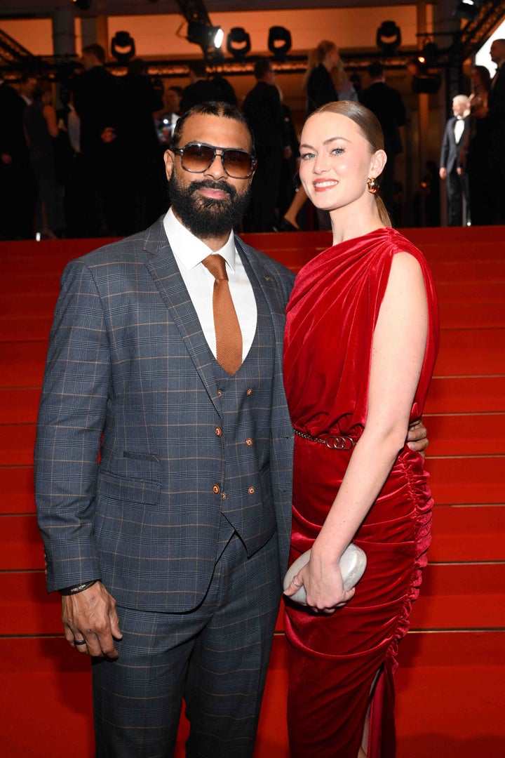 David Haye and Sian Osborne pictured in February 2025