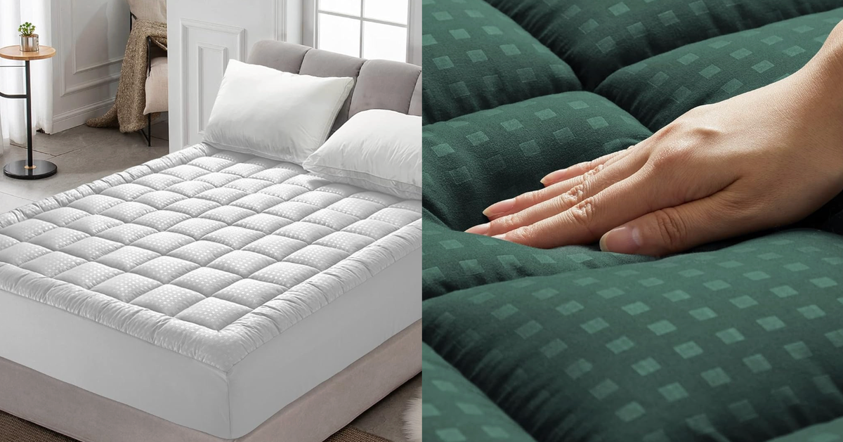 Quick: These Back- And Shoulder-Saving Mattress Pads Are $20 For The First Time Ever