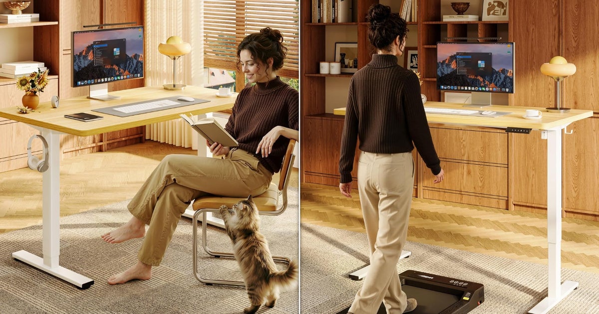 This Bestselling Electric Standing Desk Is An ‘Amazing Investment For Posture’ — And It’s Finally Back To $110