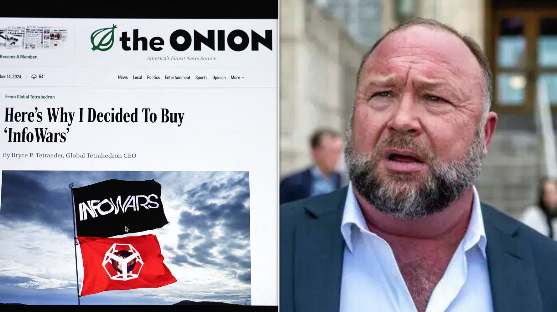 The Onion Says It’s Reached A Deal To Take Over Infowars, Again