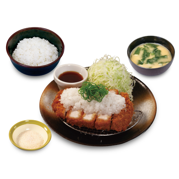 超厚切り鬼おろしポン酢ロースかつ定食