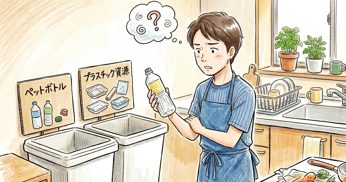 ドレッシング容器、捨てる時はペット？プラ？実は「〇〇」が入っていたかどうかで決まります