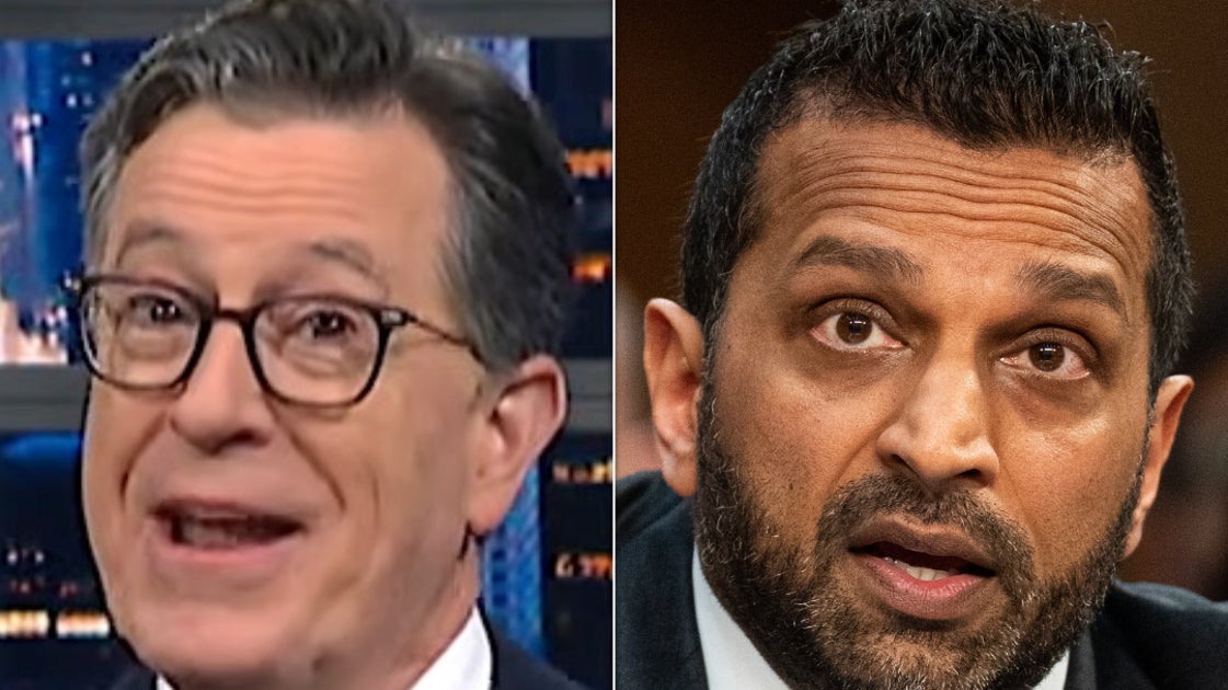 'WOW!': Stephen Colbert Stunned By 1 Wild Allegation Against Kash Patel