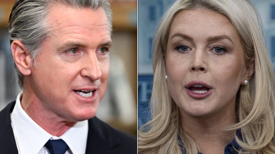 Gavin Newsom Drags Karoline Leavitt’s Trump Exec Order Post