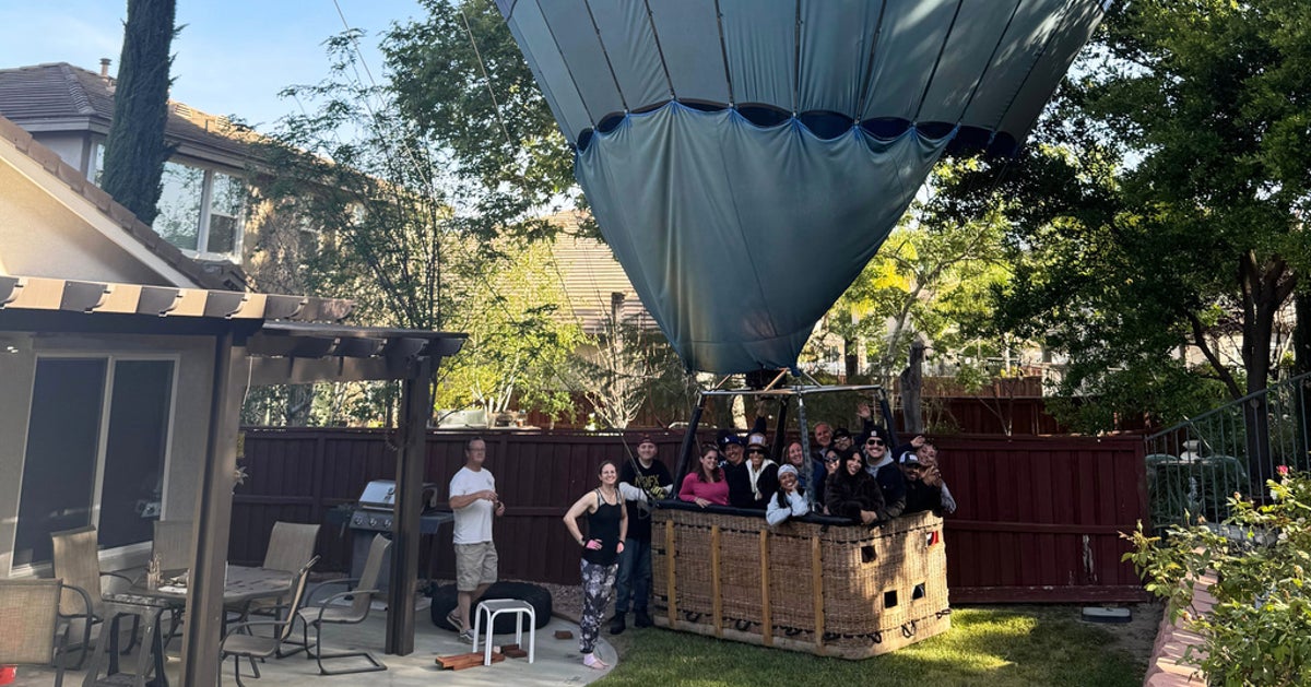 Hot Air Balloon Makes Emergency Landing In California Backyard