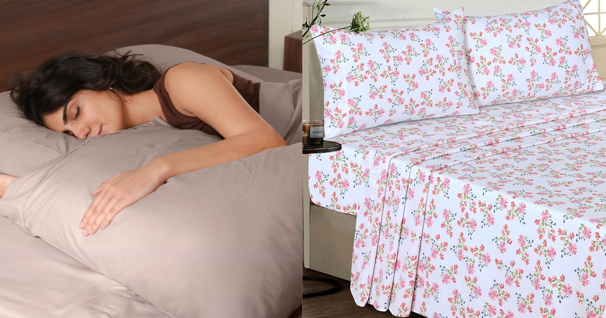 Even Self-Proclaimed ‘Sheet Snobs’ Are Quietly Switching To This Cooling Cotton Set — And It’s 20% Off Right Now