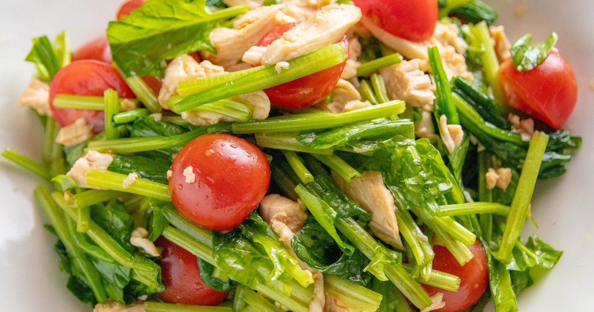 【ほうれん草とささみ、全部これでいい】隠し味は「はちみつ」。1束があっという間になくなるさっぱり和え