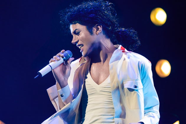 Jaafar Jackson in character in Michael