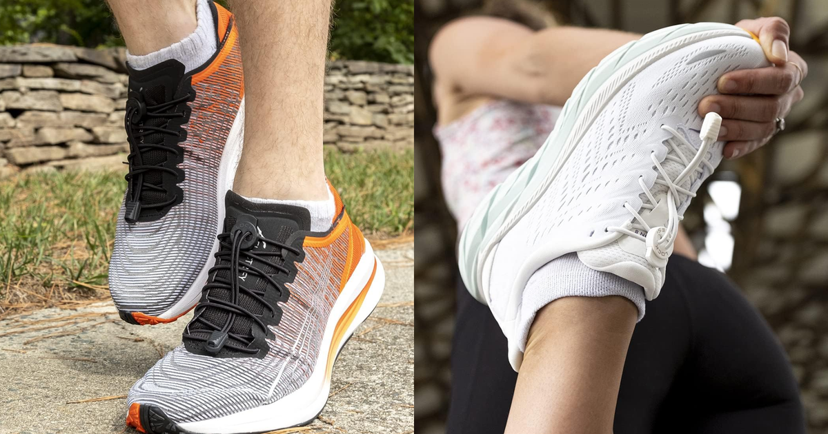 If Bending Over To Tie Your Shoes Is A Struggle, You Need These Genius No-Tie Laces