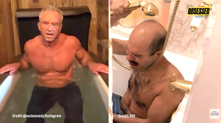 Secretary of Health and Human Services Robert F. Kennedy Jr and actor David Cross in "Arrested Development."