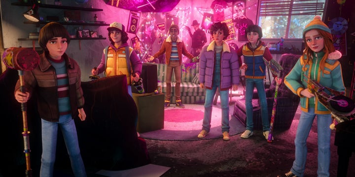 A new cast of voice actors play the Stranger Things gang in Tales From '85