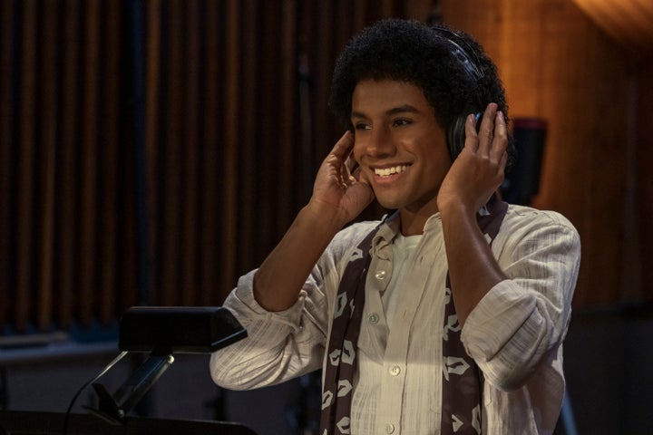 Jaafar Jackson as a young Michael Jackson in Michael