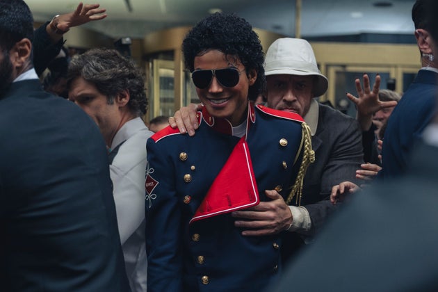 Jaafar Jackson as Michael Jackson in the new movie Michael