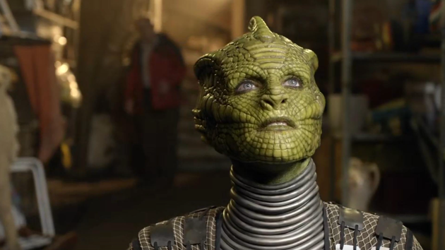 Neve McIntosh looking unrecognisable in Doctor Who