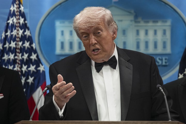 President Donald Trump likened himself to President Abraham Lincoln while talking about why he believes he was the target of another shooting during an incident at the White House Correspondents' Dinner on Saturday.