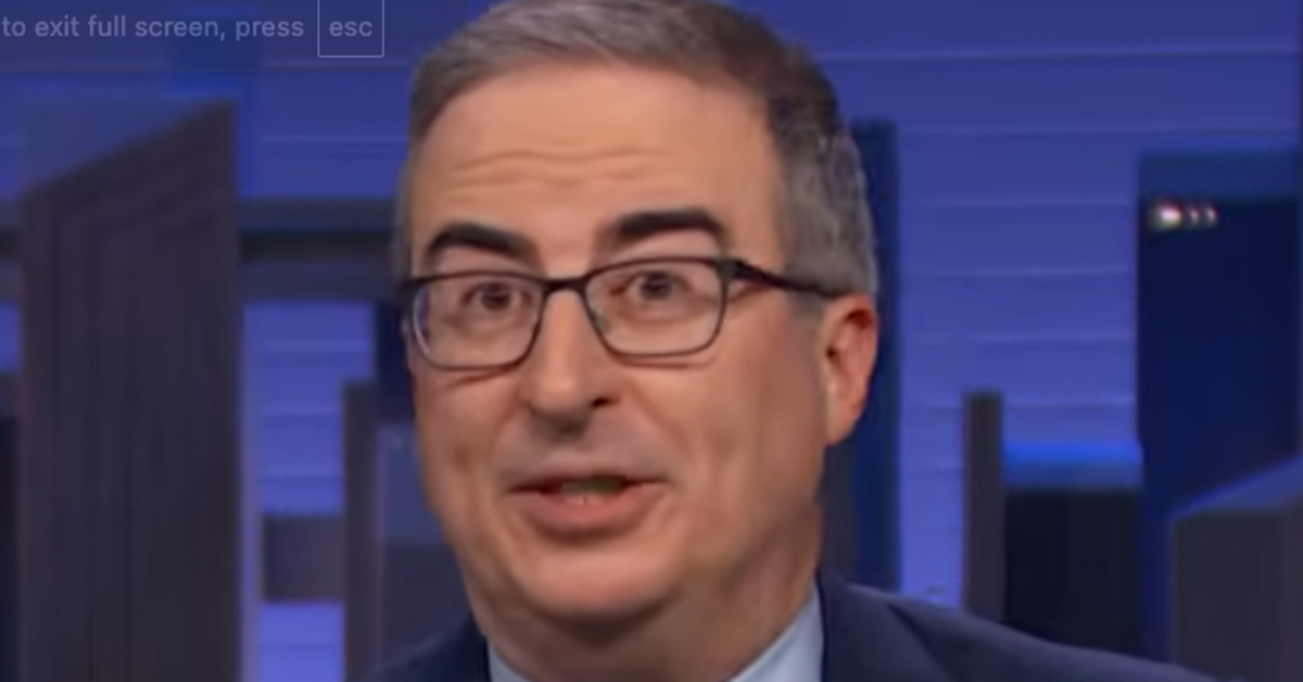 John Oliver Says It Shouldn’t Be Hard For A ‘F**king Chatbot’ To Do This