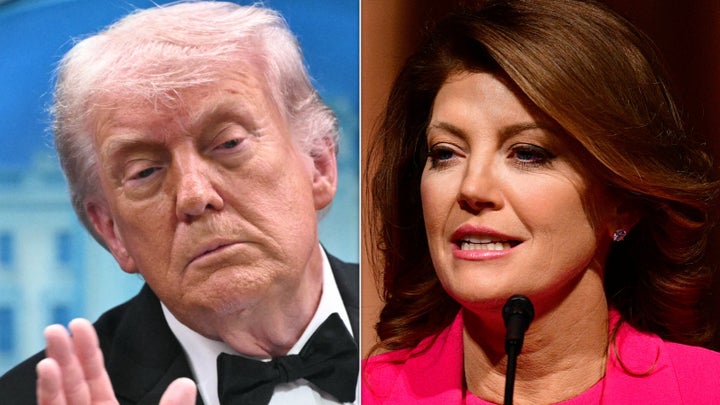 President Donald Trump lashed out at journalist Norah O'Donnell during a "60 Minutes" interview.