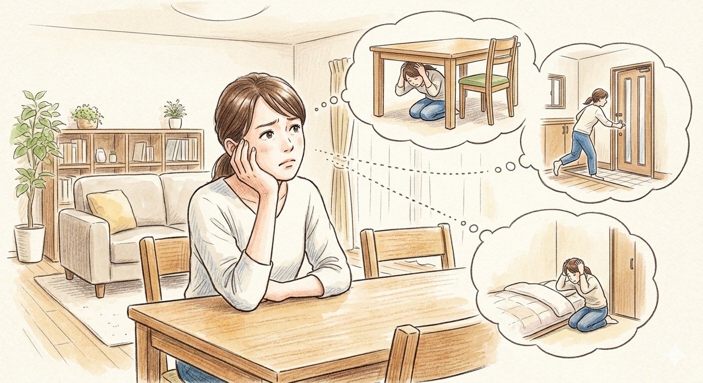 地震の時、家の中で逃げるならどこ？長野、青森、北海道…震度5強の地震相次ぐ【防災】