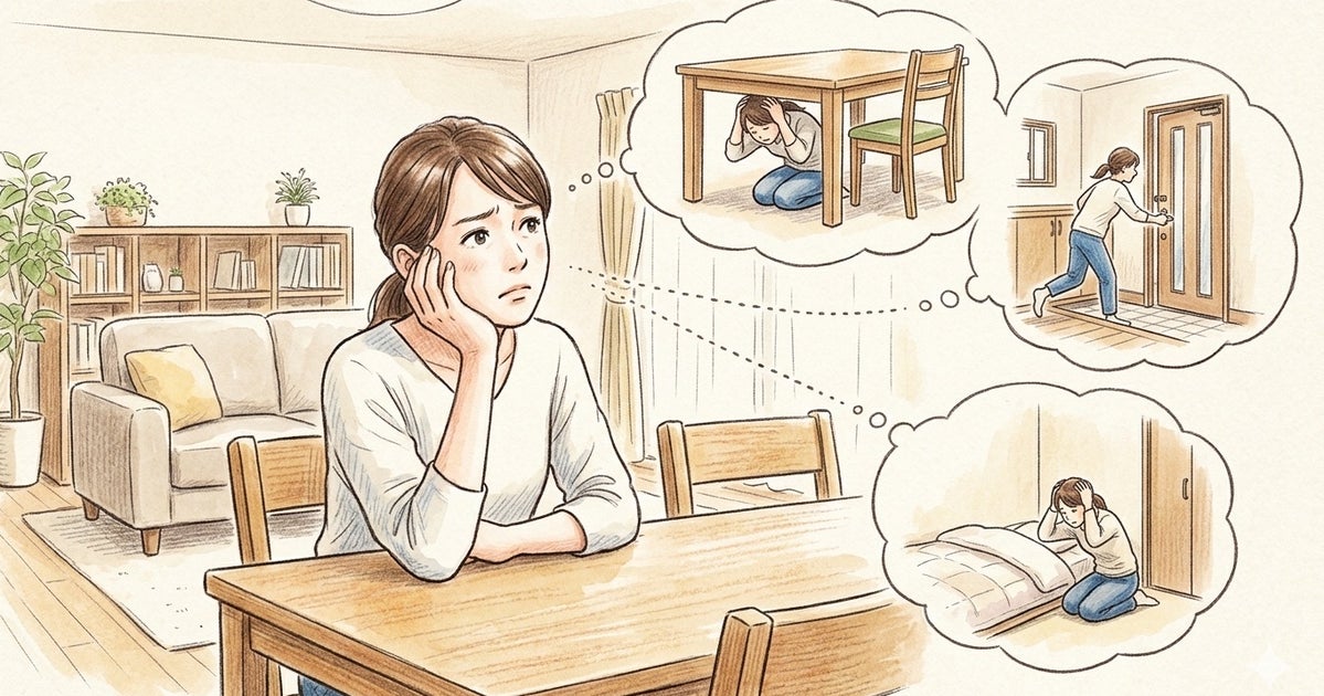 地震の時、家の中で逃げるならどこ？長野、青森、北海道…震度5強の地震相次ぐ【防災】