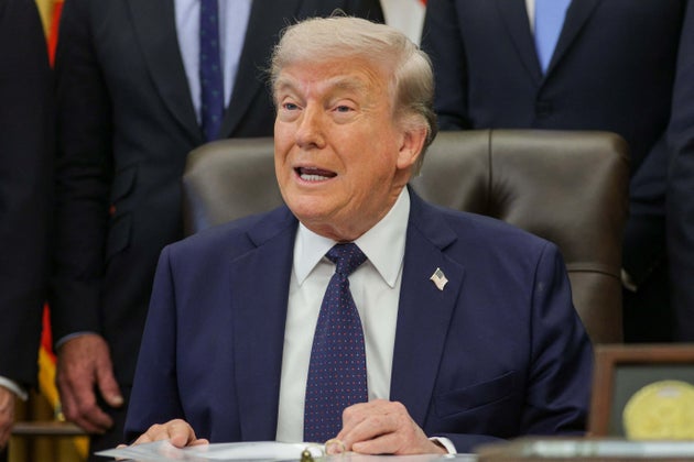 医療費の負担軽減に関するイベントで話すドナルド・トランプ米大統領（＝2026年4月23日撮影）