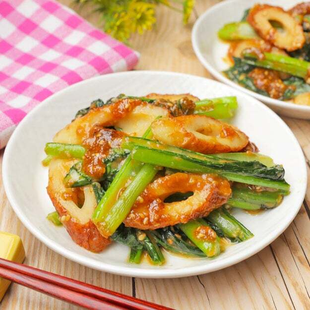 【ちくわで作る簡単副菜】ごはんに合うおかず。小松菜・キャベツ・豆苗のレシピ3選