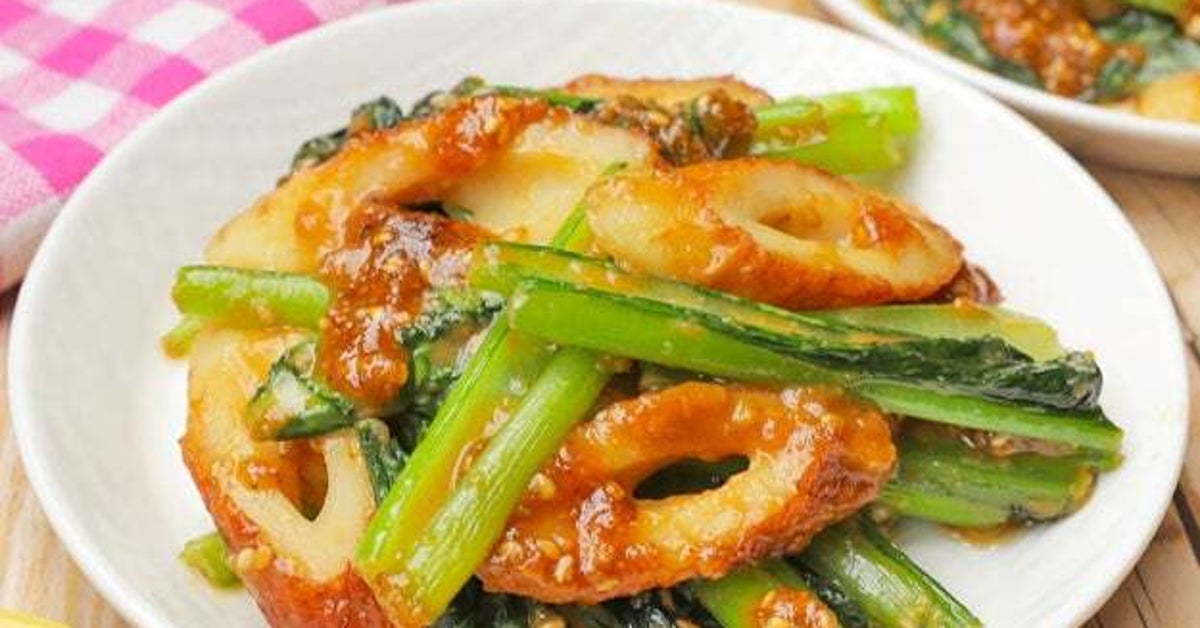 【ちくわで作る簡単副菜】ごはんに合うおかず。小松菜・キャベツ・豆苗のレシピ3選
