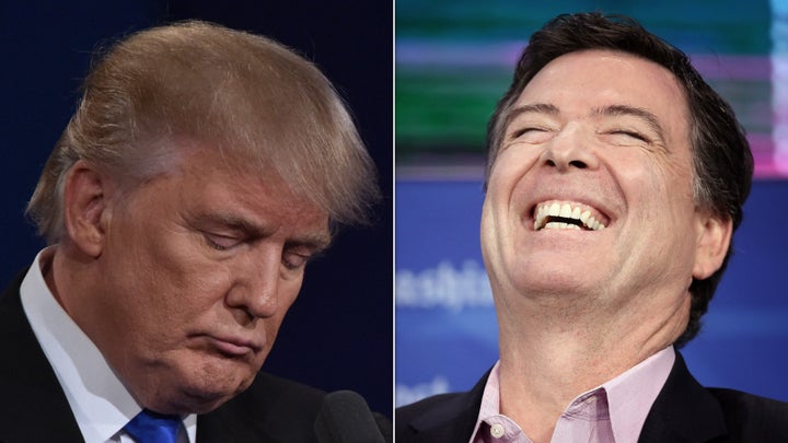 President Donald Trump and former FBI Director James Comey.