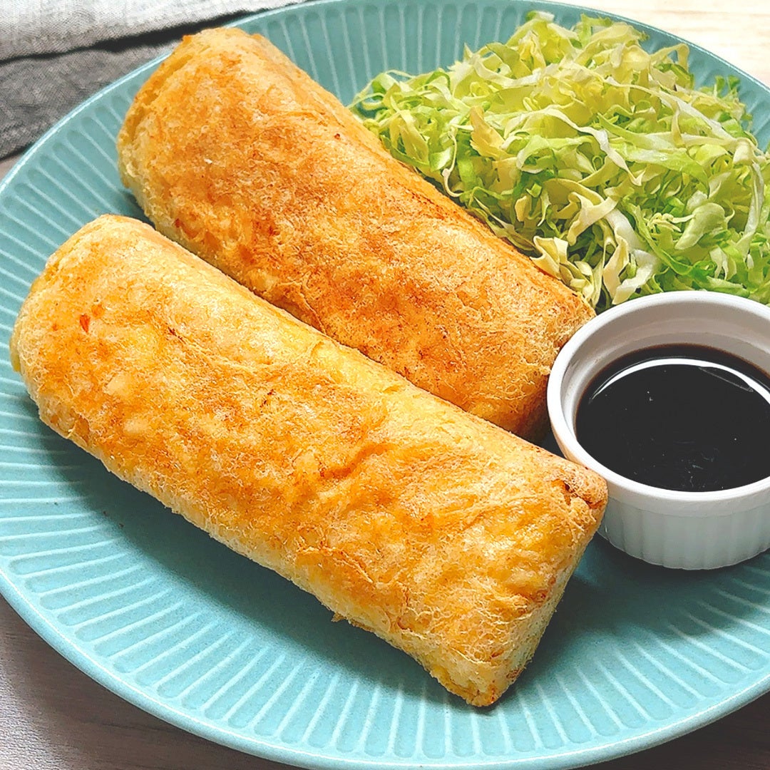 【家にある鶏むね肉はこれにして】油揚げに詰めて焼くだけ。カリッカリで一瞬で消える