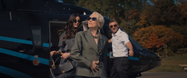 Meryl Streep in the new movie The Devil Wears Prada 2