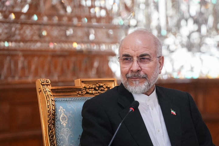 Iran's parliament speaker and top negotiator, Mohammad Baqer Qalibaf, accused Donald Trump of trying to divide Iranians and force Iran to surrender through the blockade.