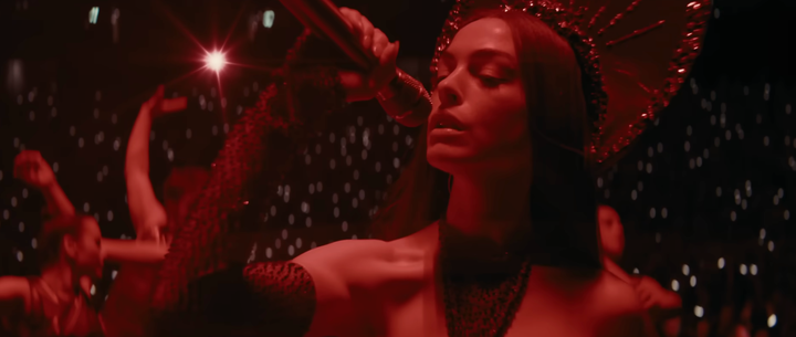 Anne Hathaway as Mother Mary in the film of the same name