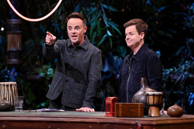 Ant and Dec pictured during last week's I'm A Celebrity: South Africa finale