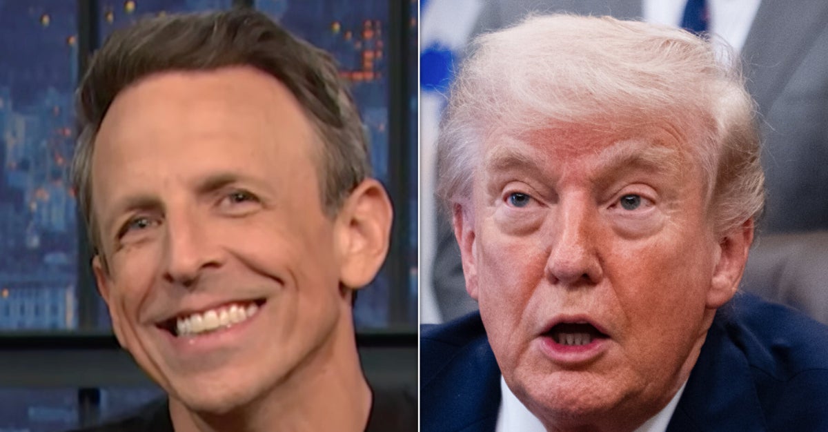Seth Meyers Names 1 Thing Trump Is 'Doing Better' Than Past Presidents... And It's So On Brand