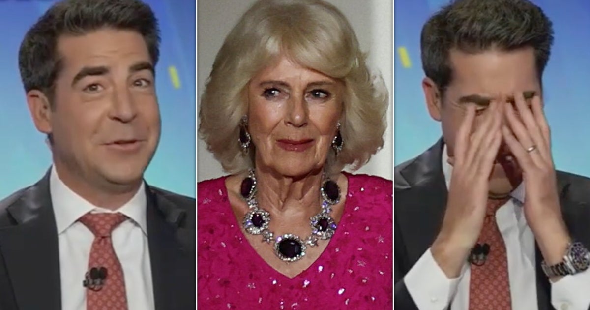 Jesse Watters Cringes Over Comment That Got Him Whisked Away From Queen Camilla