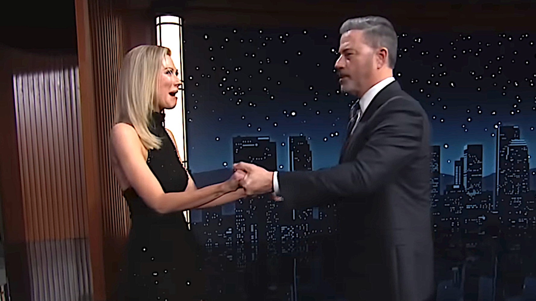 'Hate To Break It To You': Desi Lydic Tells Kimmel She Was In Film With His Nemesis