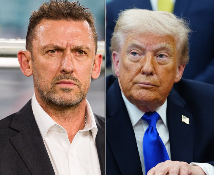 Australia coach Tony Popovic, left, said it would be "wonderful" if Donald Trump were to watch their World Cup match against the United States in Seattle, saying the U.S. President's presence would motivate his team.