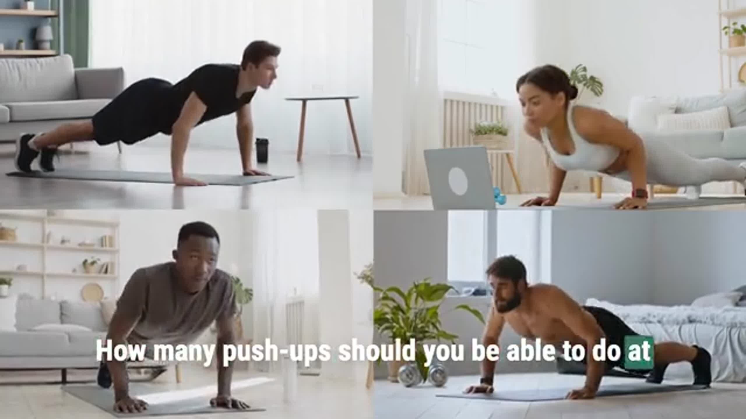 Can you hit your push-up target by age?