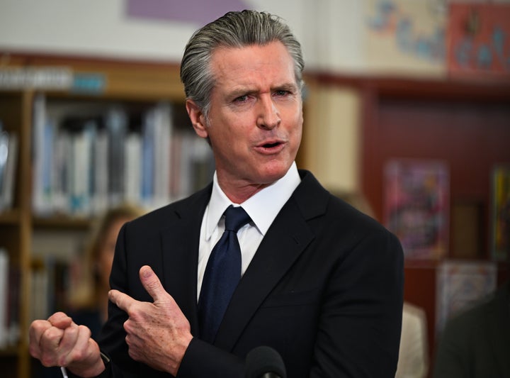 Newsom has yet to formally announce his run for president in 2028.