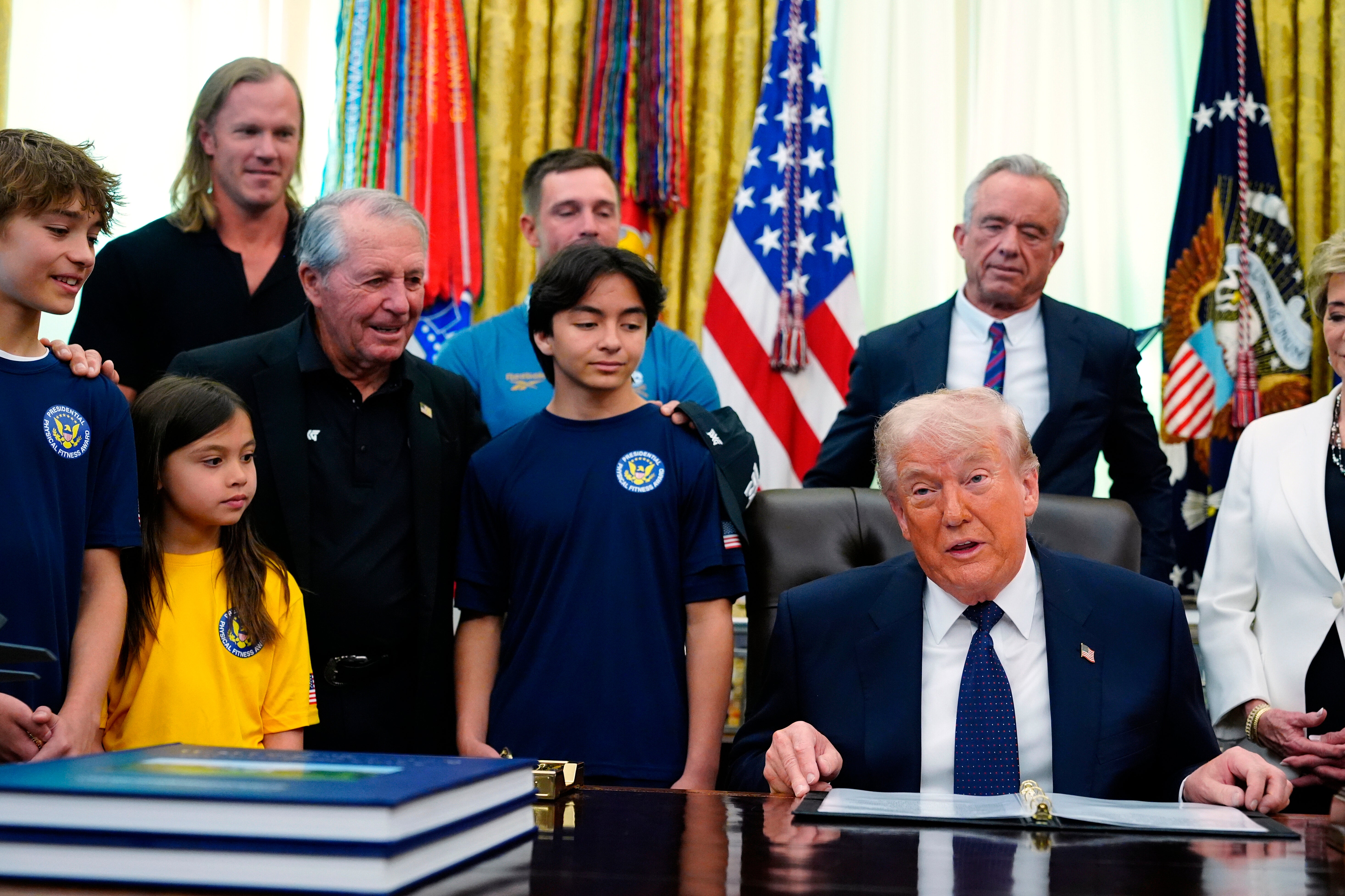 Trump Goes Into Detail About Guns And Violence... While Surrounded By Kids!?!