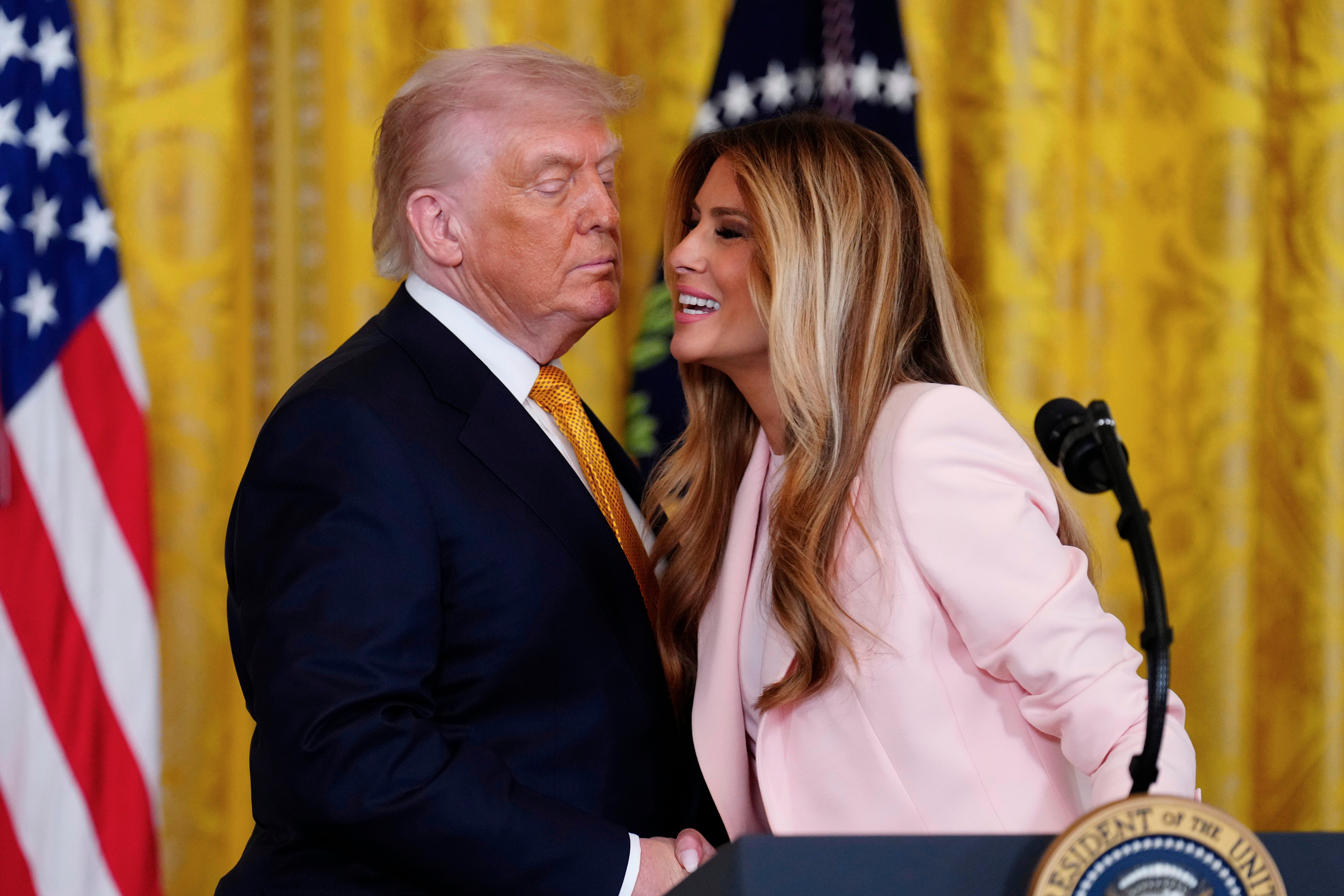 Melania Praises Trump's 'Empathy' And, Oh, The Crowd Reaction